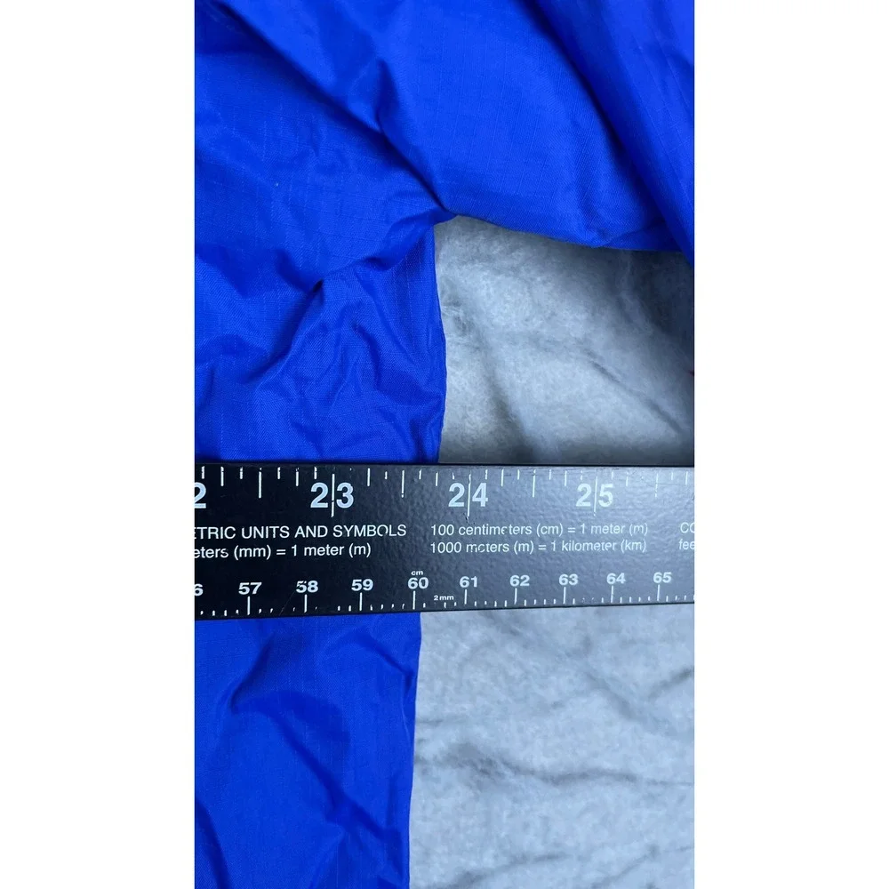 The North Face Rain Jacket Mens L Blue Good HyVent Hooded Waterproof Shell